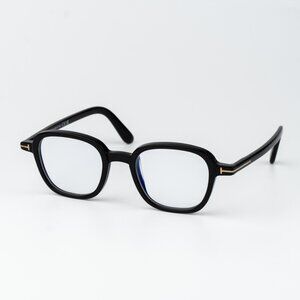Tom Ford Men Eyeglasses Black Squared FT5837-B 001 NEW AUTHENTIC